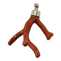 Pendant Mandile 1922 Woman Coralli in Silver Corallo 2MCIC32